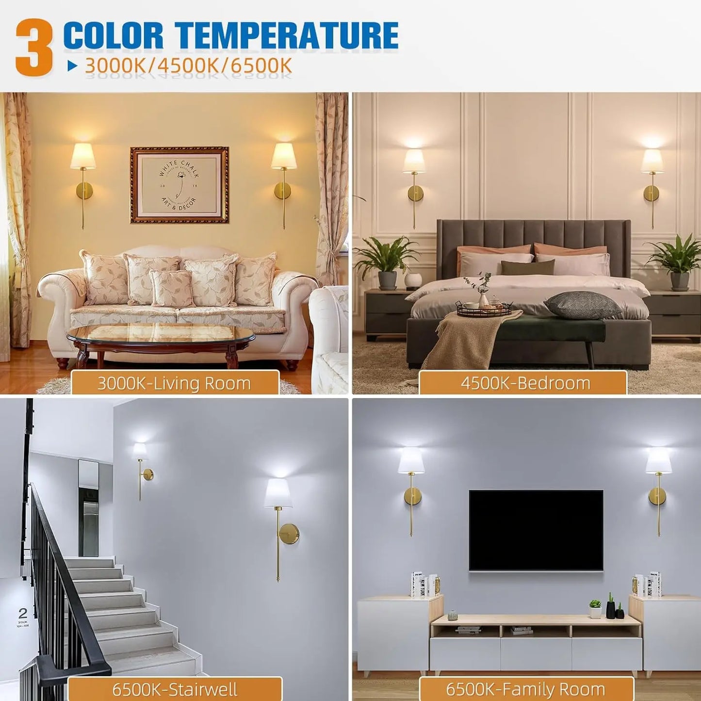 USB Rechargeable Wall-Mounted Light with Remote Control, Decorative Adjustable Indoor Wall Light for Bedroom, Living Room and Corridor #GLOBAL PICKS